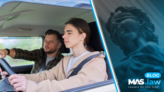 Teenager learning how to drive | MAS Law