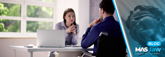 Client consulting with a personal injury lawyer