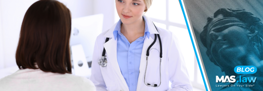 Woman speaking to a Doctor | MAS Law