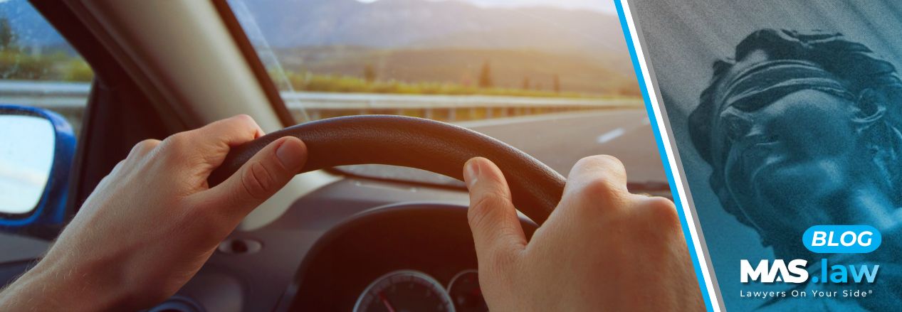 Driver on the highway